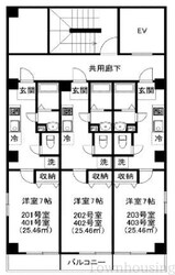 AQUA GARDENの物件間取画像